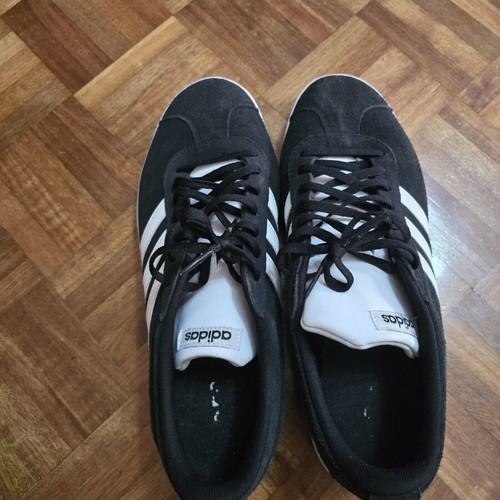 Adidas VL Court sneakers like new, size 47-47.5, black and white