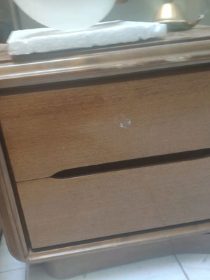 Κομοδίνα μεταχειρισμένα, σετ 2, καφέ χρώμα