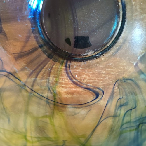 Fruit bowl blue with water effect like new