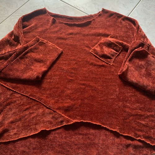 Blouse like new, red, size S