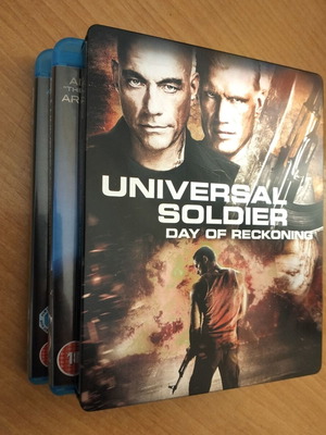Πακέτο τρεις ταινίες Universal Soldier ( Δυο blu-ray και ένα limited edition steel book blu-ray)