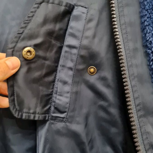Desiree waterproof jacket with detachable hood like new, blue, sizes S and M