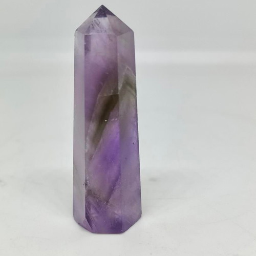 Amethyst crystal tower like new, natural hexagonal obelisk