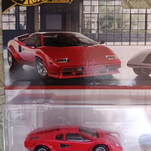 Mattel Hot Wheels Premium Car Culture Lamborghini Countach LP5000 QV and Lancia Stratos Zero new