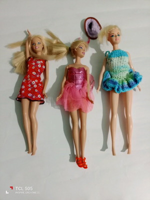 Dolls used small and large