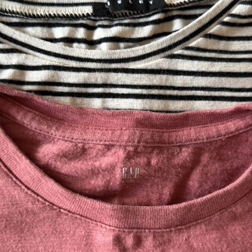 Sisley and Gap children's tops, size 134 cm, black