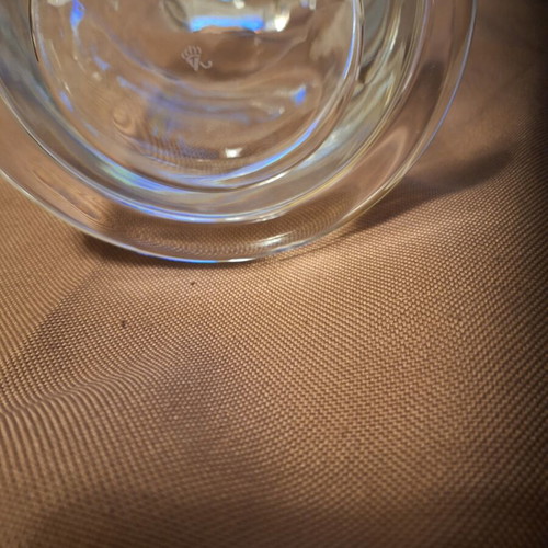 NAXMAN crystal bottle like new, 1684g, 30cm tall with stopper