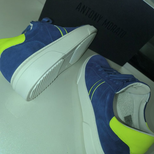 Antony Morato sneakers size 45 like new, blue suede