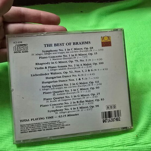 The Best Of Brahms CD like new