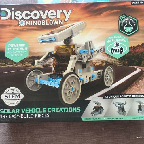 Discovery Mindblown Solar Vehicle Creations STEM Kit like new