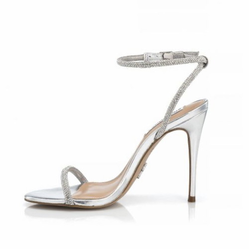 Steve Madden Breslin silver sandals like new, size 38