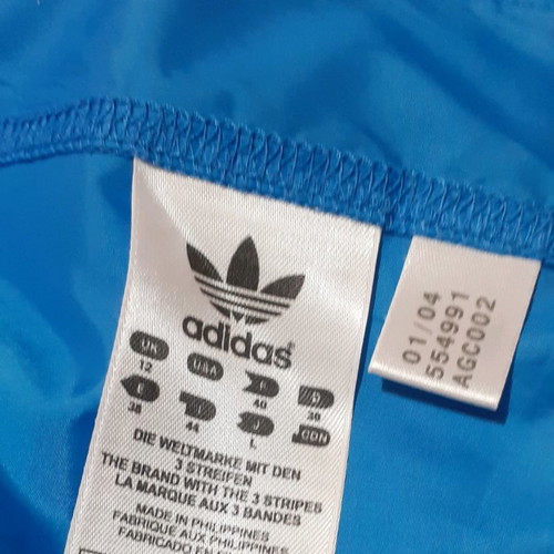 Adidas women's windbreaker like new, blue, size 38