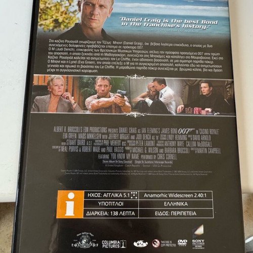 DVD casino royale James Bond 007