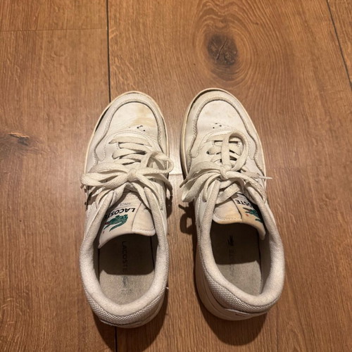 Lacoste παπούτσια αθλητικά μεταχειρισμένα, μέγεθος 38, άσπρα