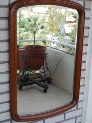 Mirror used in wooden frame 65cm x 95cm