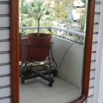 Mirror used in wooden frame 65cm x 95cm