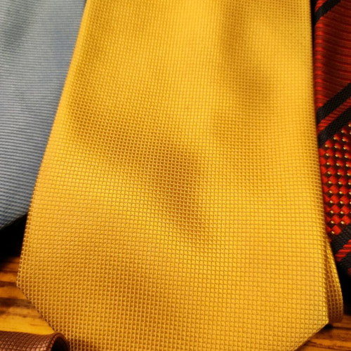 Roccobarocco ties used, pack of 7 silk Italian ties
