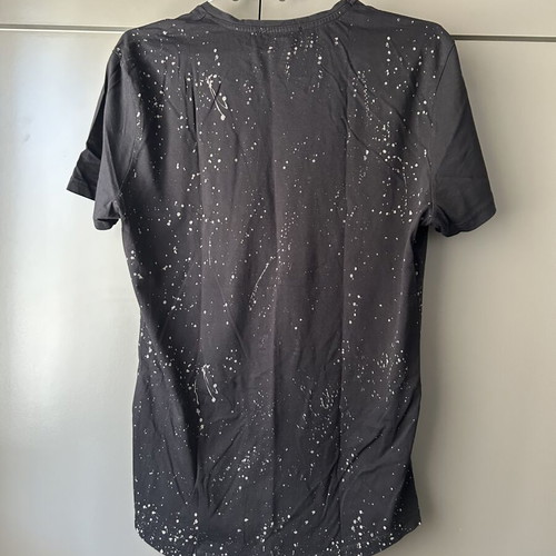 3Guys men's short sleeve t-shirt with zipper used, black, XL