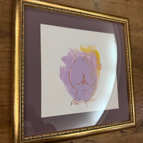 Artwork G. Stathopoulos like new with frame, nude