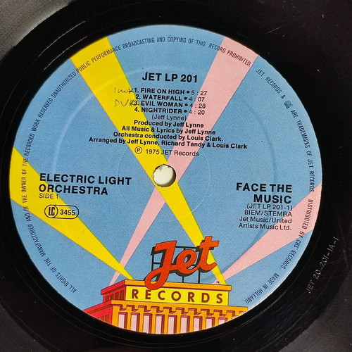 Electric Light Orchestra Face the Music vinyl like new, rock
