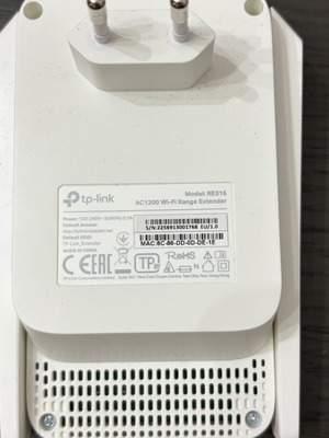TP-LINK RE315 v1 Mesh WiFi Extender dual band 1200Mbps σαν καινούργιο