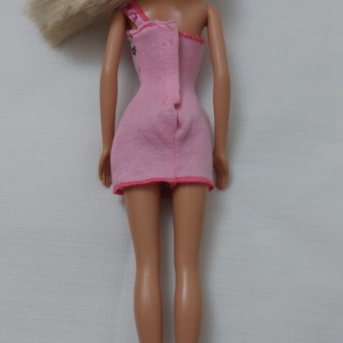 Barbie Pink Floral Chic Dress like new with original dress