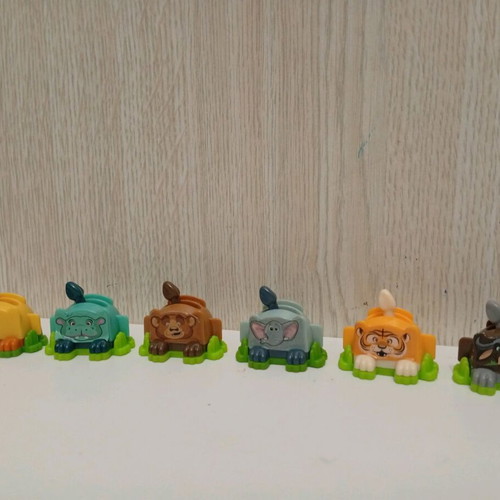 Kinder Surprise Joy figures miniatures Funny Natoons Nature animals collection used
