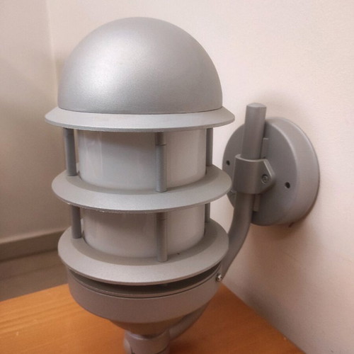 Wall light spherical nickel matte, new