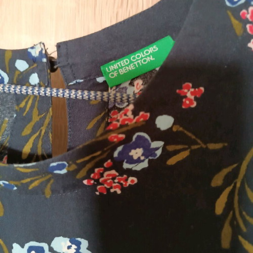 United Colors of Benetton A-line dress black like new
