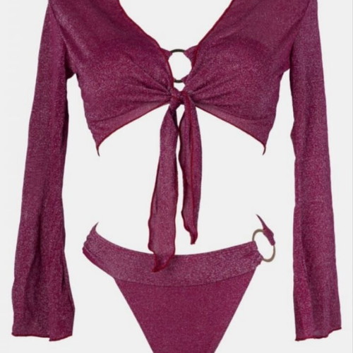 Strapless bikini and pareo swimsuit like new, size M