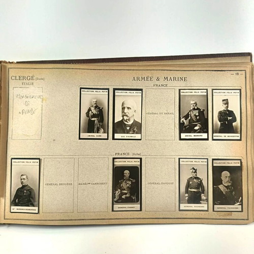 500 Célébrités Contemporaines photographic album, Collection Félix Potin