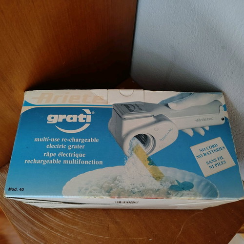 Ariete grati hard cheese grater new