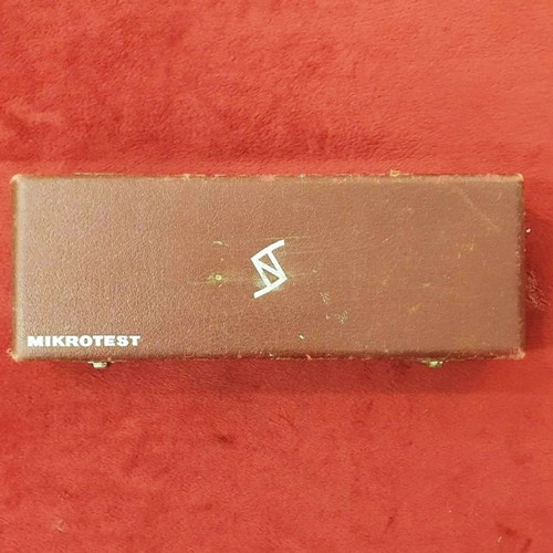 Microtest measuring tool used with case
