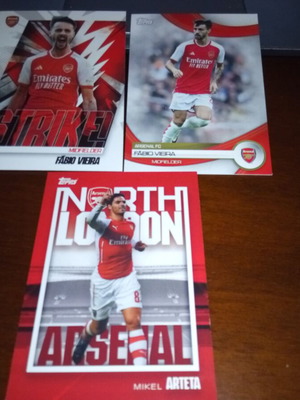 2024 Topps Arsenal team set mini lot 3 κάρτες σαν καινούργιο