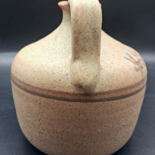 Handmade Greek Ceramic Pitcher Vento with Signature, like new