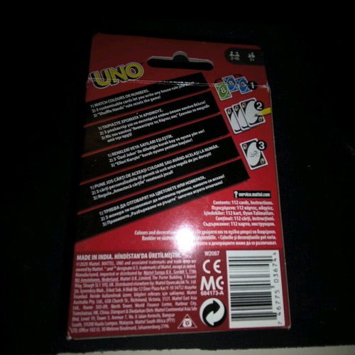 Uno cards new with plastic wrap