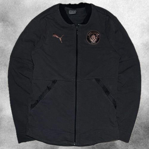 Puma x Manchester City Track Jacket like new, charcoal gray