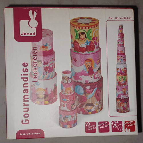 Janod Delicacies Pyramid used toy