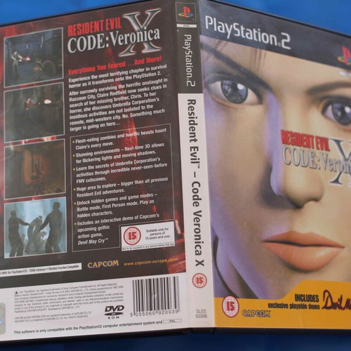 Resident Evil Code: Veronica X PlayStation 2 like new