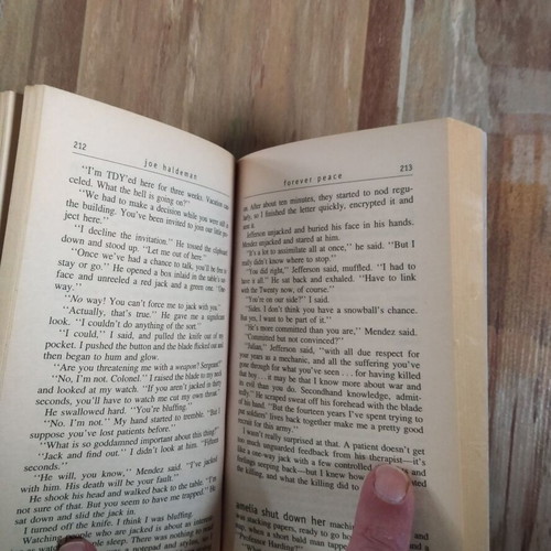 Forever Peace by Joe Haldeman used hardcover book