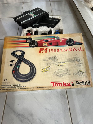 Polistil/Tonka Ferrari F1 1/32 Vintage Slot Car Track New