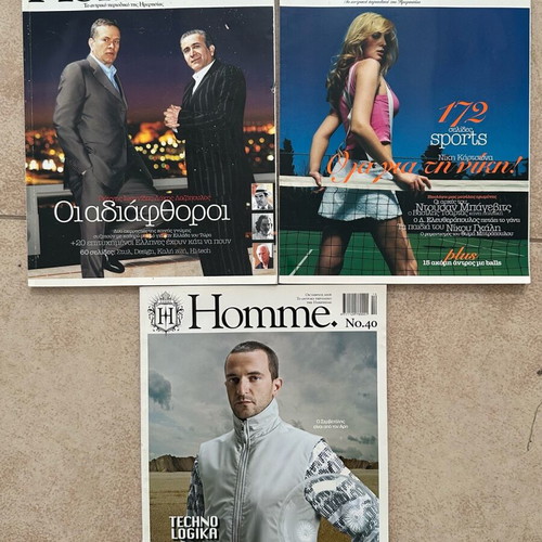 HOMME men's magazine like new, 33 issues