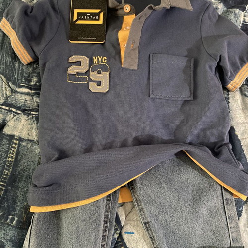 Hashtag clothing set for 5-year-old boy, new with tag