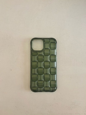 Πράσινη διαφανή θήκη σιλικόνης iPhone 15