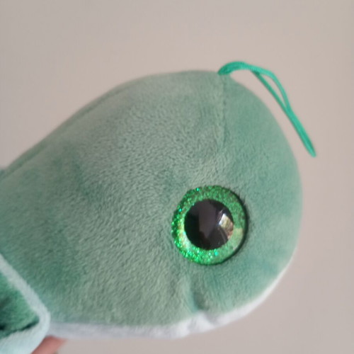 Plush turtle with hanging loop