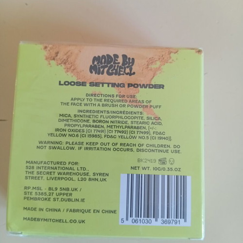 Made by Mitchell loose setting powder new, sun burnt color