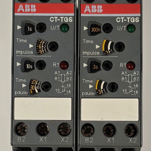 ABB CT-TGS Double Rail Timer used, asymmetrical