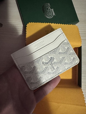 Goyard card holder new