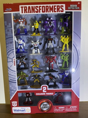 Jada Transformers Die-Cast Nano Metalfigs new