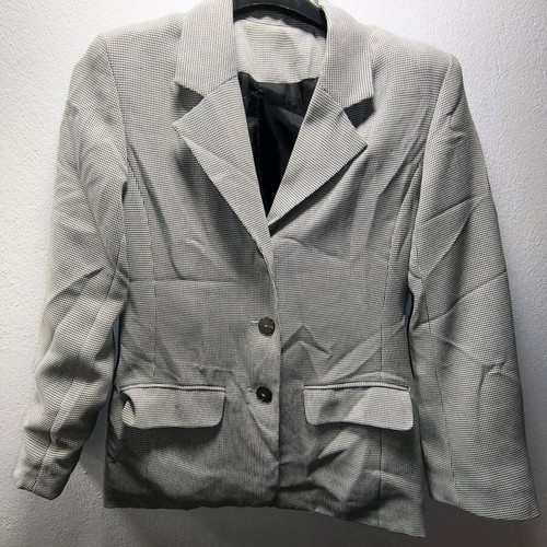 Gingham Houndstooth Blazer Black and White like new, size XS/S